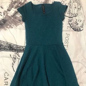 Teal Mini Dress
